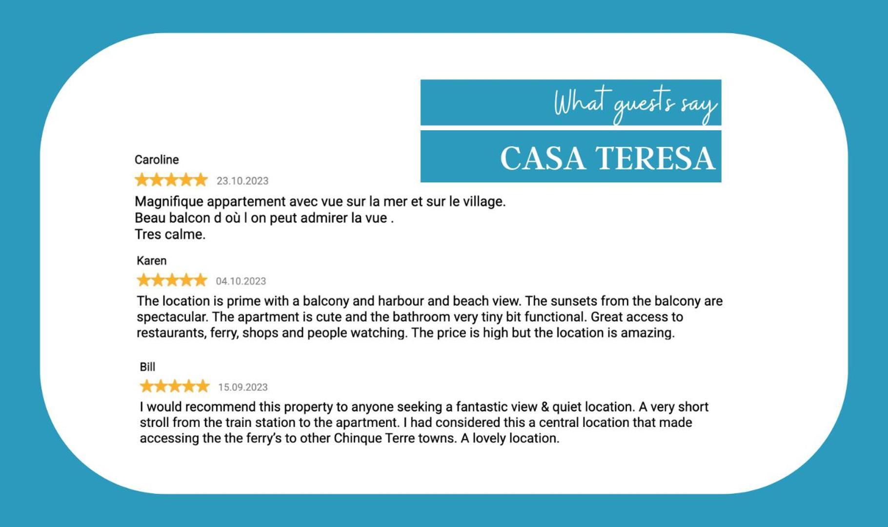 Casa Teresa With Ac And Balcony Apartment Vernazza Exterior foto