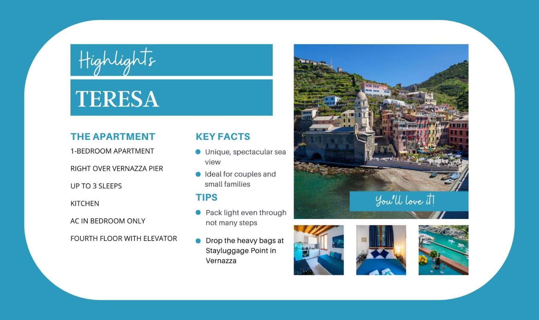 Casa Teresa With Ac And Balcony Apartment Vernazza Exterior foto
